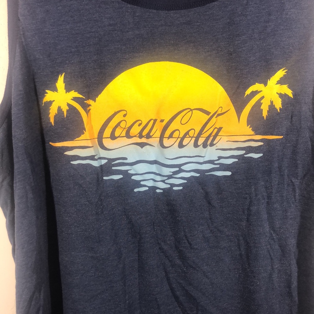 Coca-Cola blue tropical tank size 2XL - Picture 4 of 8